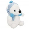Üreticiniz Şapkalı Ve Atkılı Peluş Kutup Ayısı 30 Cm S00004773