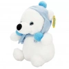 Üreticiniz Şapkalı Ve Atkılı Peluş Kutup Ayısı 30 Cm S00004773