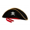Üreticiniz Yetişkin Boy Kadife Jack Sparrow Denizci Kaptan Jack Korsan Şapkası 50x20 Cm
