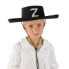 Üreticiniz Z Logolu Çocuk Boy Bağcıklı Zorro Şapkası
