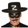 Üreticiniz Z Logolu Yetişkin Zorro Şapkası Ve Zorro Maskesi