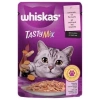 Whiskas Pouch Tasty Mix Sos İçerisinde Somonlu ve Havuçlu Yetişkin Konserve Kedi Maması 1 Adet 85 Gr