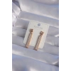 XUPİNG Rose Renk Zirkon Taşlı Su Yolu Küpe