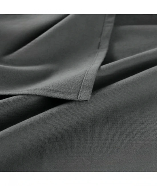 Premium Keten GRİ Füme (DÜZ) Masa Örtüsü