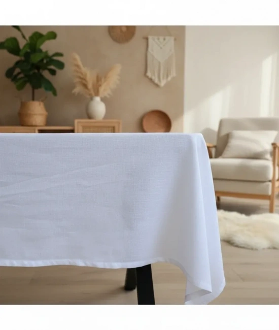 Premium Keten Beyaz (DÜZ) Masa Örtüsü