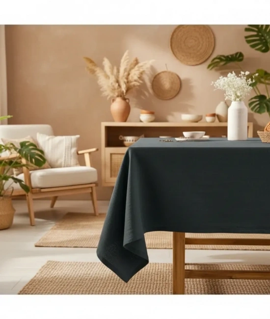Premium Keten GRİ Füme (DÜZ) Masa Örtüsü
