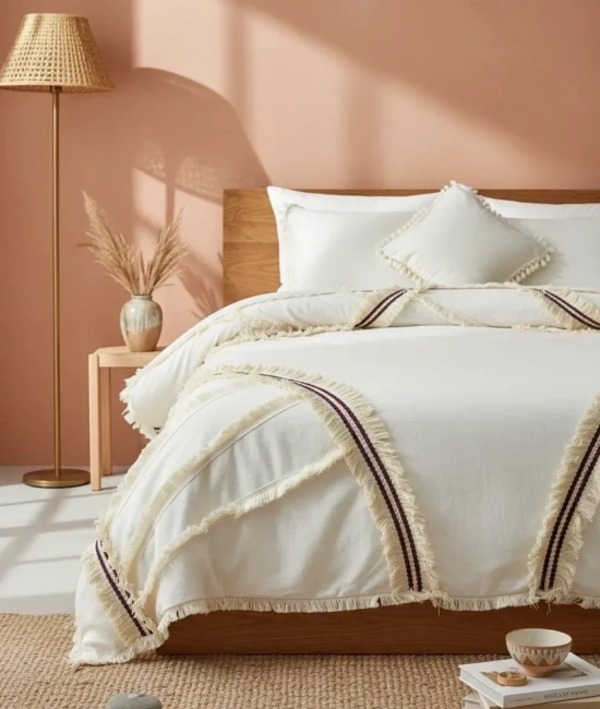 Günışığı Otantik Püsküllü Çift Kişilik Nevresim Takımı