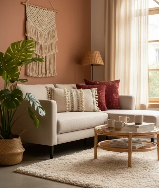 Özel Tasarım Kahverengi Dantelli Krem Kırlent 2 Adet Kırlent Kılıfı [35x55]