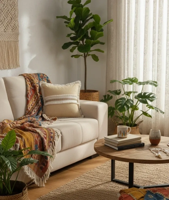 Sarı Keten Jüt Dantelli Kırlent 2 Adet Kırlent Kılıfı