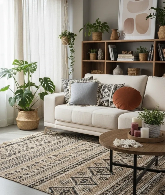 Gri Antrasit Ponponlu Kırlent 2 Adet Kırlent Kılıfı (43 x 43)