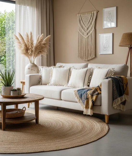 Özel Tasarım Runner Dantelli Keten Krem Kırlent 2 Adet Kırlent Kılıfı (43 x 43)