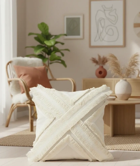 Özel Tasarım Kokoş Keten Kırlent 2 Adet Kırlent Kılıfı (43 x 43)