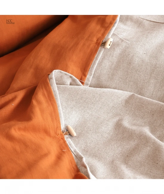 Ham Tarçın Çift Taraflı Çift Kişilik Nevresim Seti