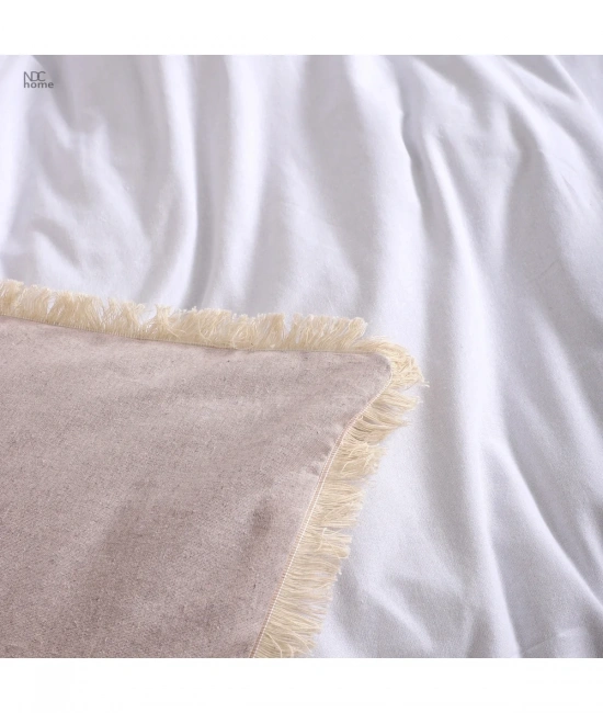 Ham Beyaz Çift Taraflı Çift Kişilik Nevresim Seti