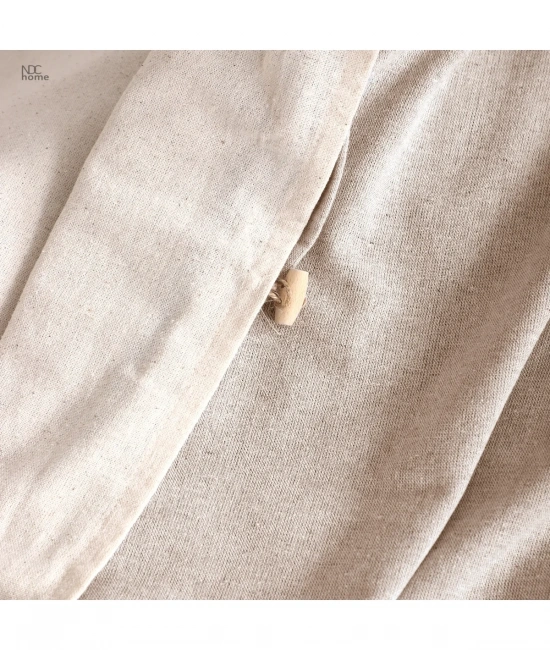 Ham Krem Çift Taraflı Çift Kişilik Nevresim Seti