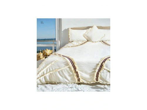 Günışığı Otantik Püsküllü Tek Kişilik Nevresim Takımı