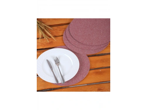 Keten Amerikan Servis ve Supla ve Supla Kılıfı. (6lı Takım)