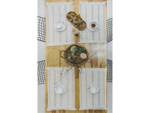 Örme Ham Dantel Amerikan Servis 35x55