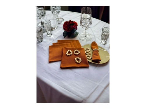 Tarçın Premium Peçete Takımı 6lı (TOKA HEDİYELİ) 40x40