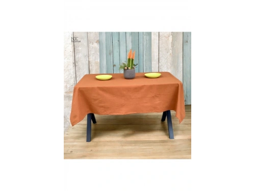 Premium Keten Tarçın (DÜZ) Masa Örtüsü