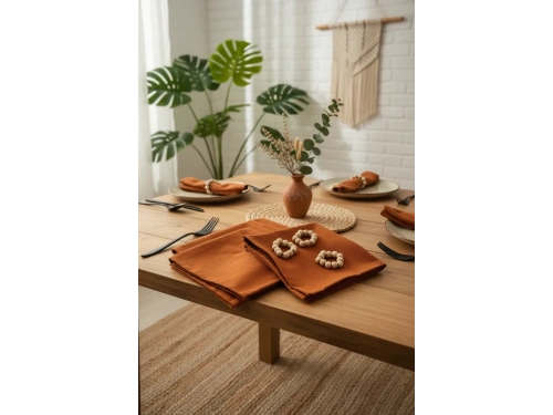 Tarçın Premium Peçete Takımı 6lı (TOKA HEDİYELİ) 40x40