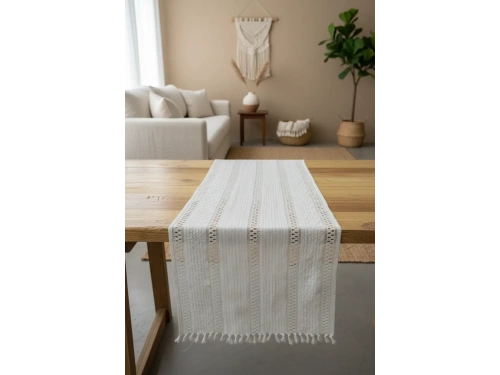 Ham Dantel Örme 2 Lİ Runner Masa Örtüsü 35 x 80