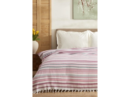 Montre Çift Kişilik Peştemal Pike Fuşya 180x220 cm