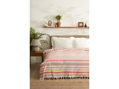 Lodos Home Çift Kişilik Peştemal Pike Orange