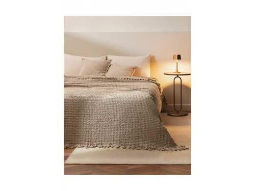 Lodos Home Tek Kişilik Yatak Örtüsü 240x260 cm -Bej