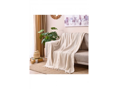 Soft Koltuk Şalı - Beyaz - 180x210 cm