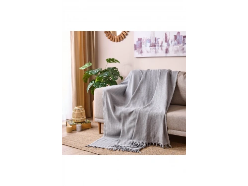 Soft Koltuk Şalı - Gri - 180x210 cm