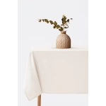 Bej Keten Masa Örtüsü - Doğal & Şık Masa Örtüsü Modeli 140x220 cm