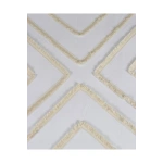 Beyaz Pamuk Keten Çoklu Püsküllü Tek Kişilik Nevresim Takımı (1 Yedek Yastıklı)