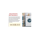 3 Püsküllü Ara Desenli Keten Krem Kırlent 2 Adet Kırlent Kılıfı