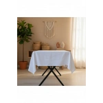 Premium Keten Beyaz (DÜZ) Masa Örtüsü