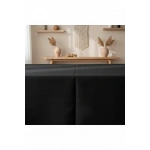 Premium Keten Siyah (DÜZ) Masa Örtüsü