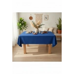 Premium Keten Lacivert (DÜZ) Masa Örtüsü
