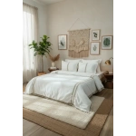 Ham Kahve Dantelli Otantik Çift Kişilik Nevresim Takımı