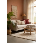 Özel Tasarım Kahverengi Dantelli Krem Kırlent 2 Adet Kırlent Kılıfı [35x55]