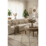 Kalın Dantel Püsküllü ve Motifli Keten Krem Kırlent 2 Adet Kırlent Kılıfı (43 x 43)