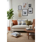 Gri Antrasit Kalın Dantel Kırlent 2 Adet Kırlent Kılıfı (43 x 43)