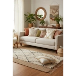 Özel Tasarım Keten Krem Kırlent 2 Adet Kırlent Kılıfı (43 x 43)