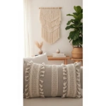 Özel Tasarım Bej Kırlent 2 Adet Kırlent Kılıfı 35x55