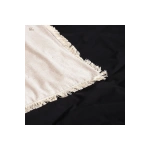 Ham Siyah Çift Taraflı Çift Kişilik Nevresim Seti