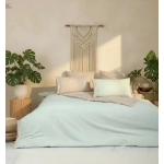 Ham Adaçayı Çift Taraflı Tek Kişilik Nevresim Seti