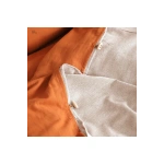 Tarçın Ham Keten Çift Taraflı Tek Kişilik Nevresim Takımı [160x220]