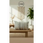 Özel Tasarım Bej Kırlent 2 Adet Kırlent Kılıfı 35x55