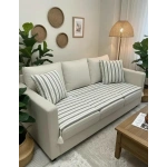 Keten Koltuk Pedi / Koltuk Şiltesi – Evcil Hayvan Dostu, Makinede Yıkanabilir, Ölçü Seçenekli