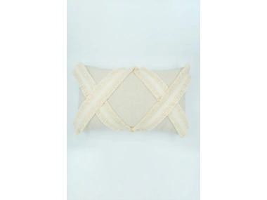 Özel Tasarım Kokoş Tekli Keten Kırlent Kırlent Kılıfı( 35*55)