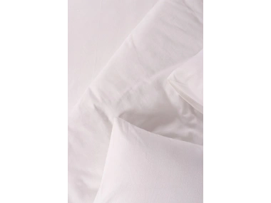 Beyaz Yıkanmış Çift Kişilik Nevresim Yastık Seti (200 X 220)